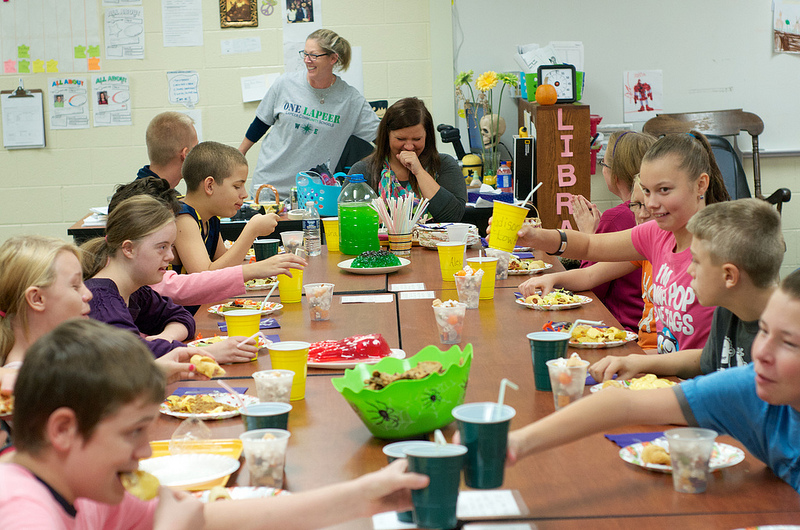 The 2013 CILC Halloween Feast at Zemmer Middle School